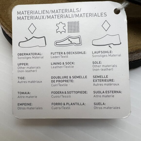 Sz 41 / W10 M8- NWT Birkenstock Arizona PROF Regular Fit Birko-Flor Sandal Black - Picture 15 of 15